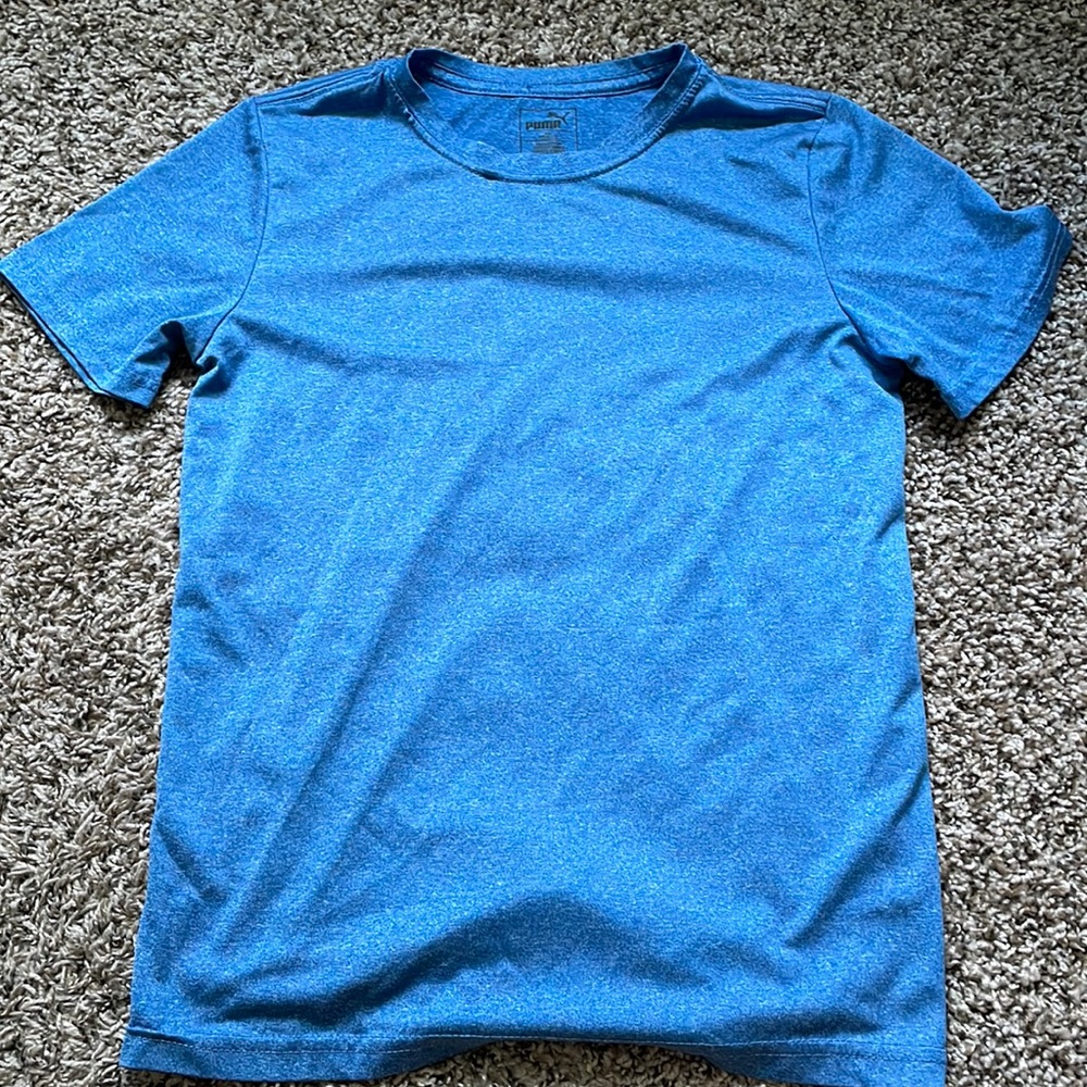 Puma Shirt Blue - Boy's Size Medium